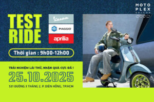 Ưu đãi nhân đôi khi mua Vespa và Piaggio ngày 11 và 12.10.2205