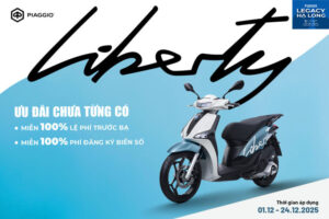 Tặng 100% thuế trước bạ và Phí đăng ký ra biển số khi mua xe Liberty