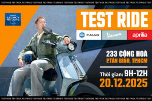 LÁI THỬ VÀ CẢM NHẬN VESPA, PIAGGIO!